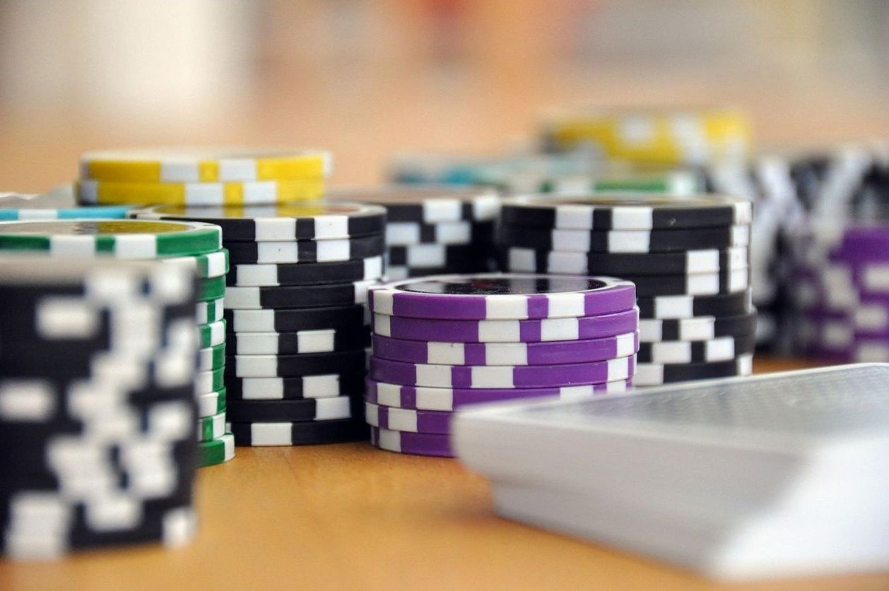 Stacks of game chips